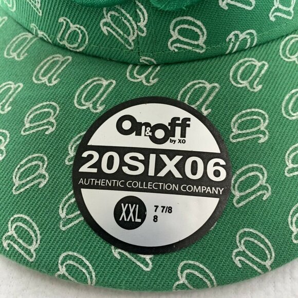 Atlanta Braves Baseball Green St Patrick's MLB Cap Hat XXL On&Off By XO Wool - Picture 5 of 10